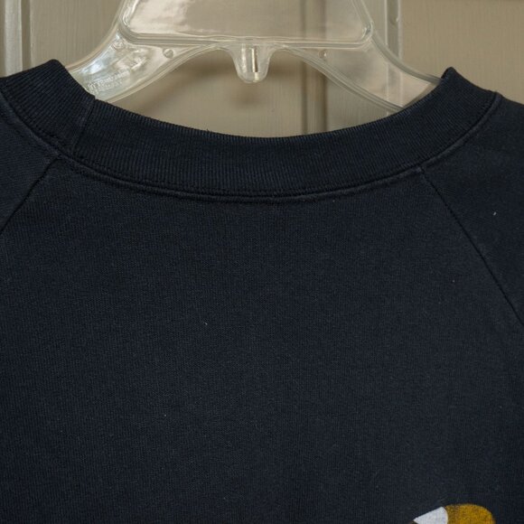 Vintage 80s Cats Broadway Tour Sweatshirt Black Goth Crew Tour Long Sleeve Top - Picture 6 of 9